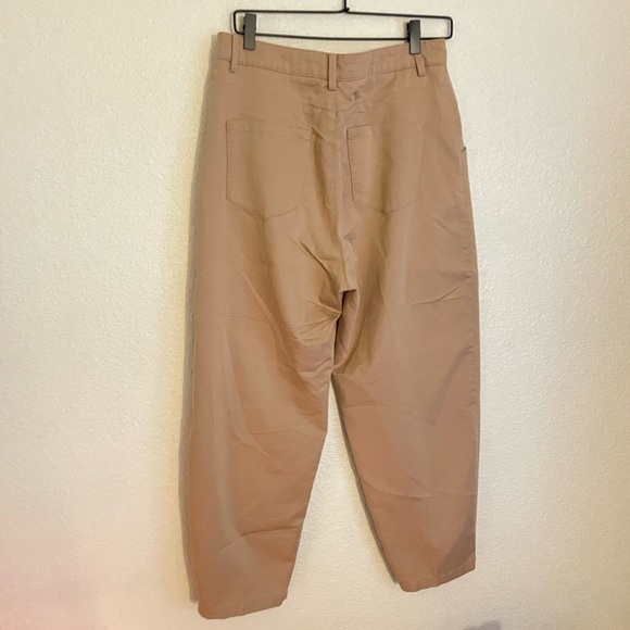 Zara Women’s Barrel Trousers 6 Tan - Picture 3 of 9
